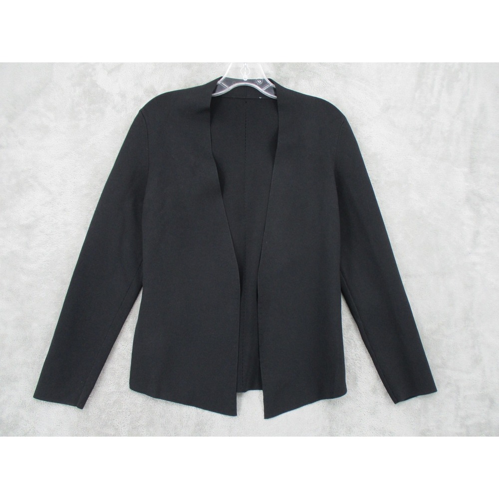 MM Lafleur Cardigan Womens Size S Open Front Heavyweight Knit Minimalist Office